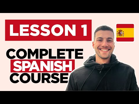 Lesson 1: The Basics - FREE Complete Spanish Course for Beginners #spanishlessons #duolingo