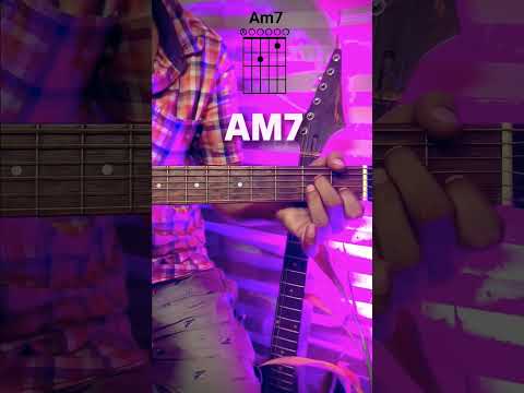 Am7 Guitar Chord || How To Play Aminor7 Chord On Guitar #shorts #guitartutorial