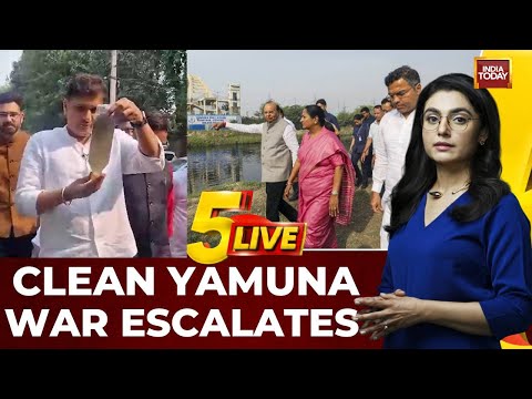 Toxic Yamuna: BJP, AAP Spar Over 'Fake Ghats' and Pollution During Chhath Puja | India Today