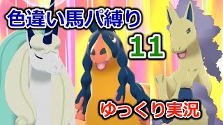 【ポケモンソード】色違い馬パ縛り【ゆっくり実況】11