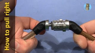 (picking 608) Obstacles when decoding a bike lock - how to pull correctly