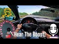 Insane Audi S4 B5 Sound V6 Biturbo POV Drive With Mic On Exhaust