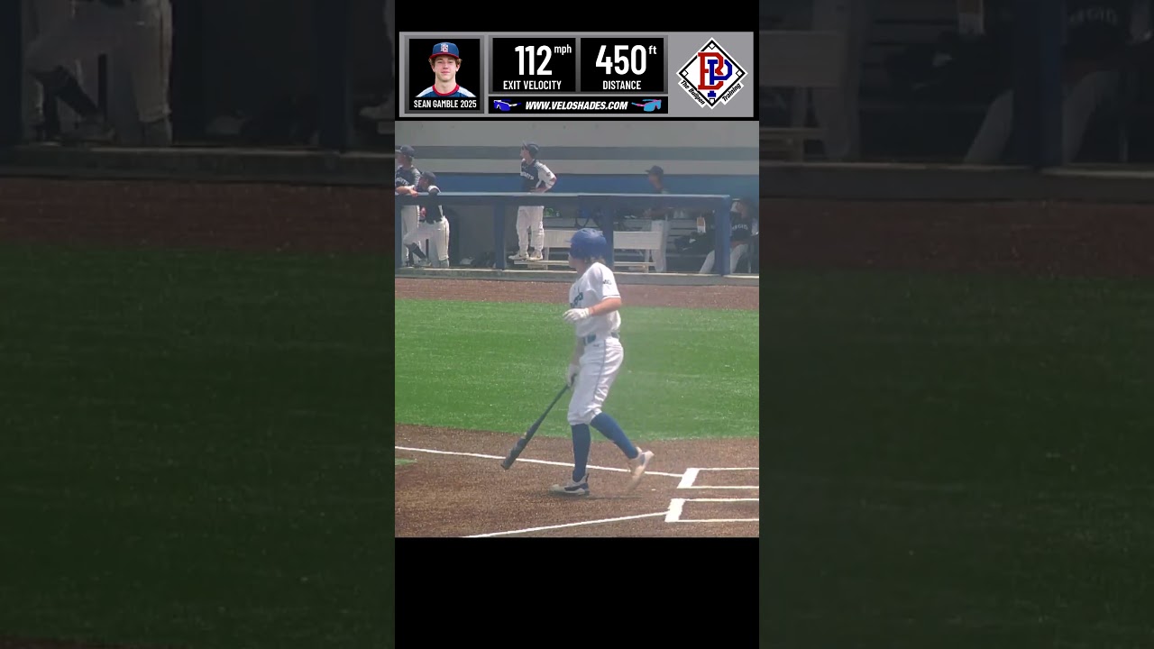 450 Foot Home Run from High School Sophomore Sean Gamble at IMG Academy #shorts #baseball #homerun