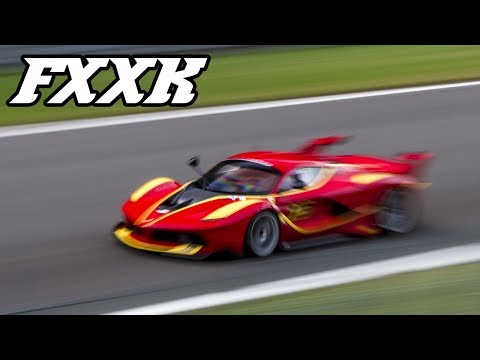 Ferrari FXXK - fast fly-bys & downshifts (Spa 2017)