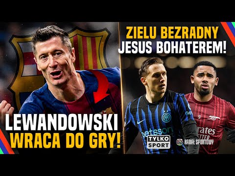 POL, WICHNIAREK, BORZĘCKI: LEWANDOWSKI WRACA, BARCELONA W PRADZE! ZIELIŃSKI BEZRADNY. TYLKO SPORT