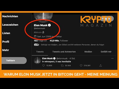 WARUM ELON MUSK JETZT IN BITCOIN GEHT?! - MEINE MEINUNG