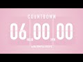 6 Hour Countdown Timer Flip Clock With Simple Beeps