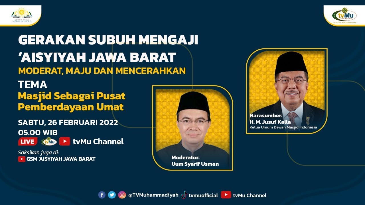 Masjid Sebagai Pusat Pemberdayaan Umat (Gerakan Subuh Mengaji #58)