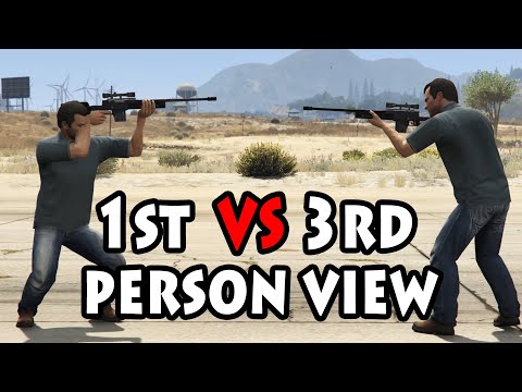 1st person VS 3rd person (GTA V)
