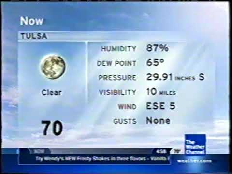 The Weather Channel IntelliStar 1 SD Local Forecast — 2008-06-02T04:58-0500 — Tulsa, OK
