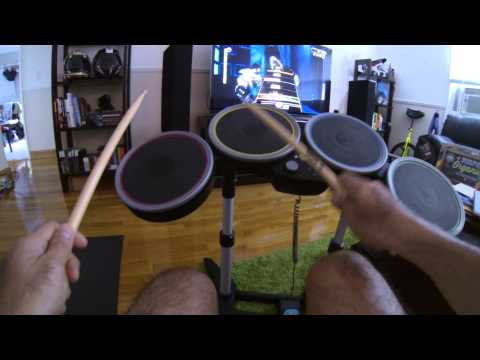 Xbox 360 Rock Band 2 Special Edition - Drumset Test