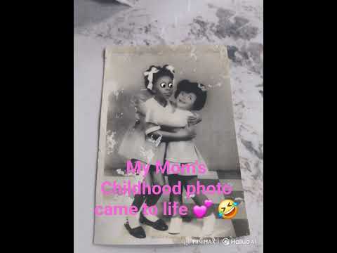 My Mom and her childhood friend 🧡  came to life #dollshorts #dollsquad #mydoll #aiart