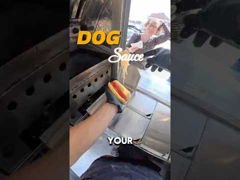 The best hotdog sauce! #streetfood #shortsfeed