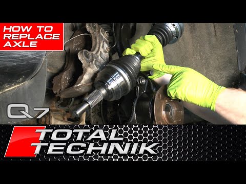 How to Replace Axle (Drive Shaft) COMPLETE GUDE | Audi Q7, Touareg, Cayenne