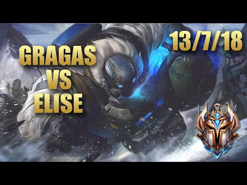 GRF Tarzan Gragas Jungle Vs Elise - KR Challenger Match Summary Patch 9.20