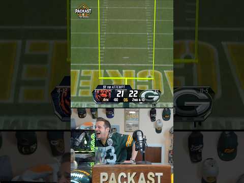 A Packers Fan Reaction to Losing to the Bears #nfl #Packers #shorts