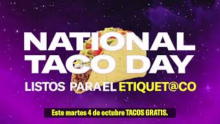 Taco Bell El próximo martes 4 de octubre anuncio