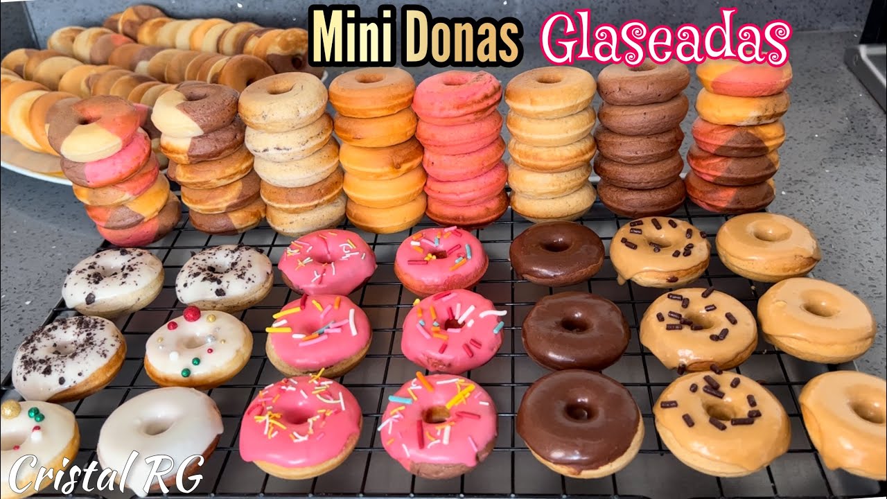 Sells mini glazed donuts in different flavors