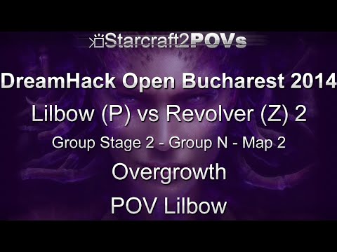 SC2 HotS - DH Bucharest 2014 - Lilbow vs Revolver 2 - GS2 Group N - Map 2 - Overgrowth - Lilbow