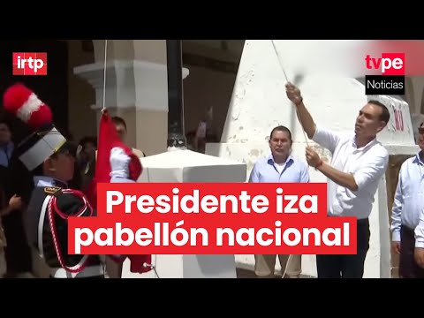 Presidente Jerí lidera izamiento del pabellón nacional en la Unidad Escolar Leoncio Prado