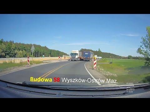 Budowa S8 odc. Wyszków-Ostrów Maz. 12/05/2018