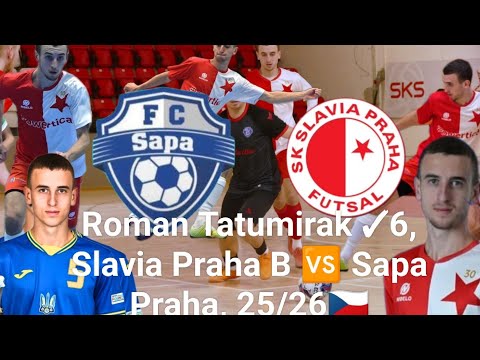 Roman Tatumirak ✓6, Slavia Praha B 🆚 Sapa Praha, 25/26🇨🇿, 2poločas