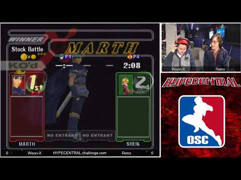 HC90 Melee - RR Bo5: Weon-X (Marth) vs Retro (Sheik)