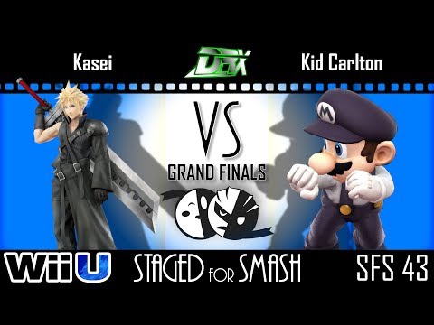 Staged for Smash 43 - GF - Kasei (Cloud) vs. KidCarlton (Mario) - Smash 4 - Wii U