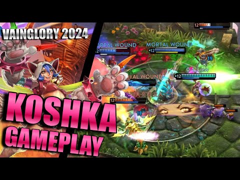 Vainglory 2024 Koshka CP Jungle 3v3 Gameplay : The ORIGINAL Assassin