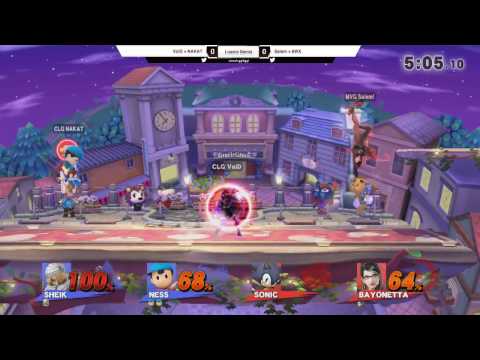 2GGT: ZeRo Saga - VoiD + NAKAT (Blue) Vs. 6WX + Salem (Red) Losers Semis - Smash Wii U