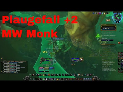 Plaugefall +2 Mythic Keystone MW Monk (healer POV)