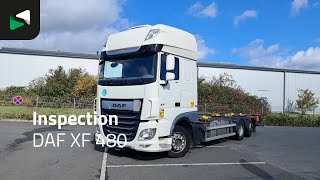 DAF XF 480 6X2 BDF SSC Retarder Lift-Steering Axle Standklima ACC Eu container chassis | Image 4 - Autoline