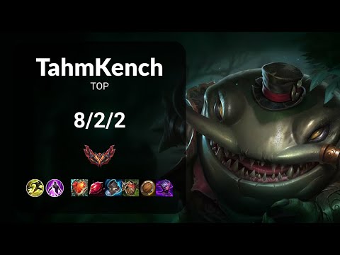 Tahm Kench vs Irelia TOP - KR GRANDMASTER Patch 15.3