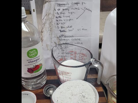 Appalachian Vinegar Pie