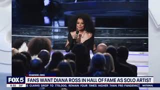 Fox 5 talks Diana Ross getting inducted into the Rock &amp; Roll Hall of Fame as a solo artist