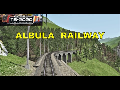 Train Simulator Cab Ride / Albula Line - Rhaetian Railway / Thusis to St. Moritz / Switzerland