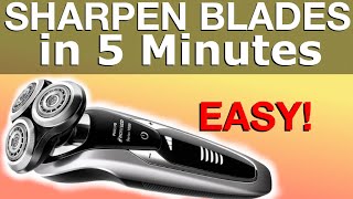 Sharpening Electric Shaver in under 5 Minutes (How to DIY)