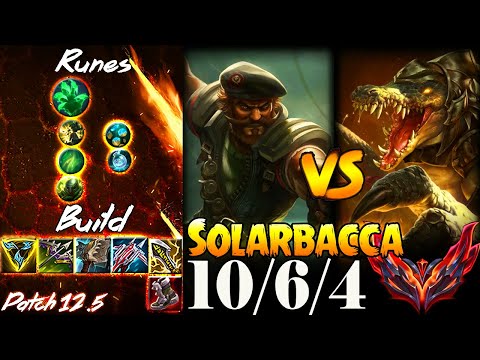 [ Solarbacca ] Gangplank vs Renekton Top -  Season 12 - Grandmaster 621 LP
