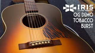 Iris Guitars - OG Tobacco Burst - Firestripe - Demo