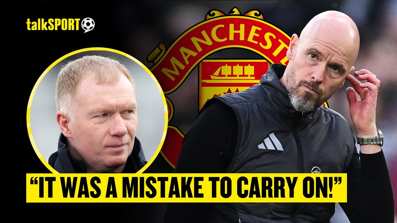 "IT'S BEEN TOUGH TO WATCH!" 😬 Paul Scholes REACTS To Man United SACKING Erik Ten Hag! 👀🔥