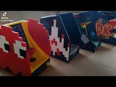 Current State Of The 3D printed Arcade Collection!