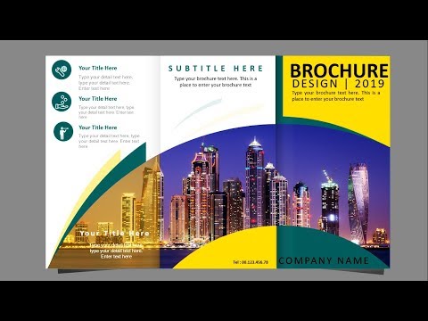 How to make a Brochure in PowerPoint - YouTube