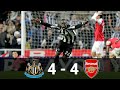 Arsenal Vs Newcastle United 4-4 Unbelievable Comeback!