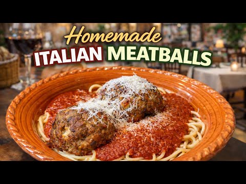 Italian Meatballs: How to Stretch Ground Beef with Style