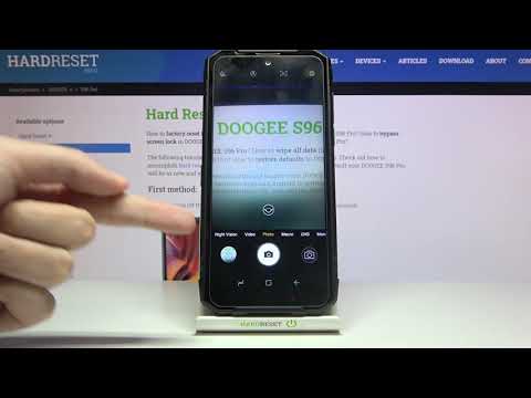 Turn On/Off Watermark on Photos - Camera Additional Options on DOOGEE S96 Pro
