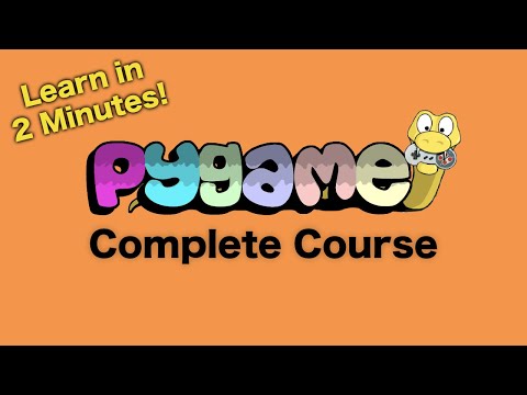 Learn Pygame in 2 Minutes – Full Course