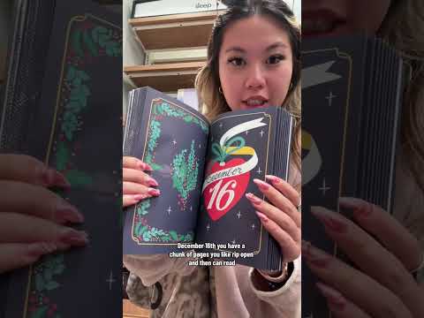 ADVENT CALENDAR BOOK?!🎄📚😱 This is such a cool idea and I&rsquo;ve never seen anything like this