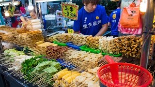 Taiwan Street Food Tour of Ningxia Night Market: AMAZING Taipei Night Market! (Day 8) - YouTube