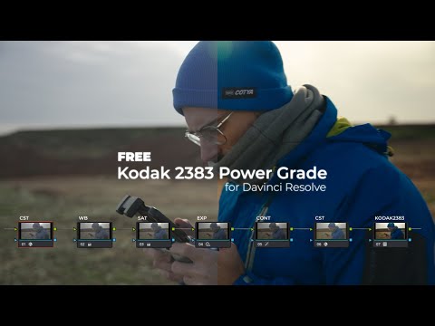 🎞️ FREE Kodak 2383 PowerGrade for Stunning Video Edits! 🎥✨