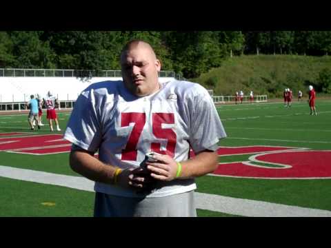 Interview w/SJU Senior Offensive Lineman Andrew Ghostley - 2011 Eau Claire